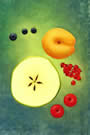 Pear Slice - Oil on Paper - by Marlies Ihmels-Herget