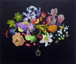 Fragrance - Her Perfume - oil on linen - 2011 - by Marlies Ihmels