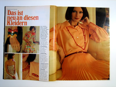 "Fuer Sie" - German Fashion Magazine - Fashion Designs by Marlies Ihmels