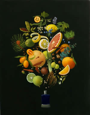 Fragrance - His Cologne - oil on linen - 2013 - by Marlies Ihmels