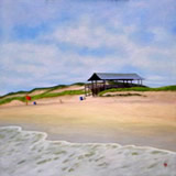 Ho Hum Beach - Oil on Panel - 12 x 12 inches by Marlies Ihmels-Herget