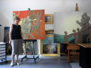 Marlies Ihmels-Herget in the Studio New York 2007-08
