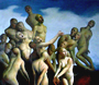 Invisible Shackles_oil on linen_by Marlies Ihmels