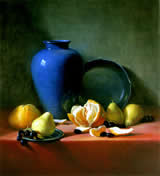 Ugli Fruit - oil on linen - 1992 - by Marlies Ihmels  a.k.a. Marlies Herget
