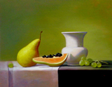 White Vase - oil on panel - 2005 - by Marlies ihmels